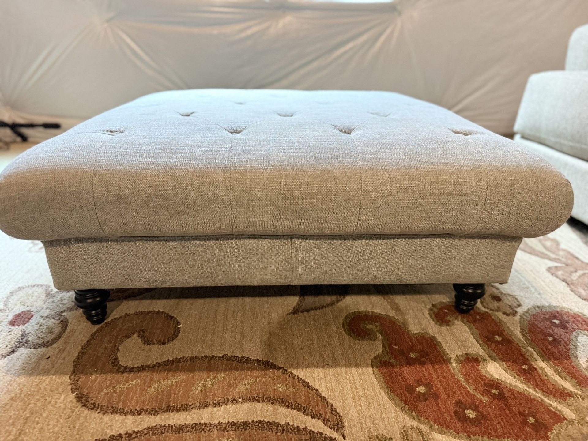 Fabric Ottoman