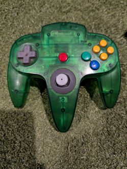Jungle Green Nintendo 64 Controller OEM.