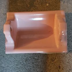 Free - Pink Tile Toilet Paper Holder