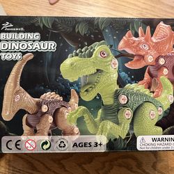 Kids buildable dinosaur set
