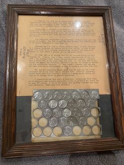 Planchet Strip and 1943 pennies with history
