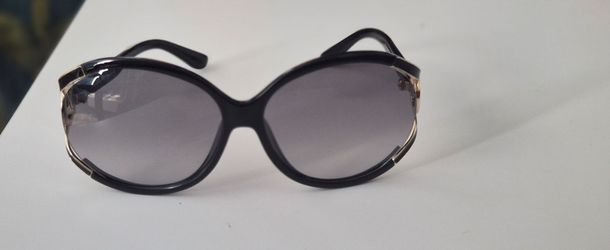 Salvatore Ferragamo Black /gold Sunglasses