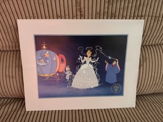 Disney 1995 Cinderella Commemorative Lithograph