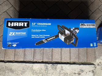 Hart 12” 20V Lithium chainsaw With 4.0Ah Battery