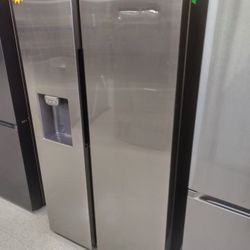 SAMSUNG 28 CB FT SIDE BY SIDE REFRIGERATOR OPEN BOX ITEM