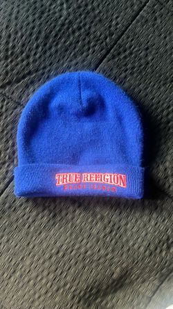 Blue true religion beanie