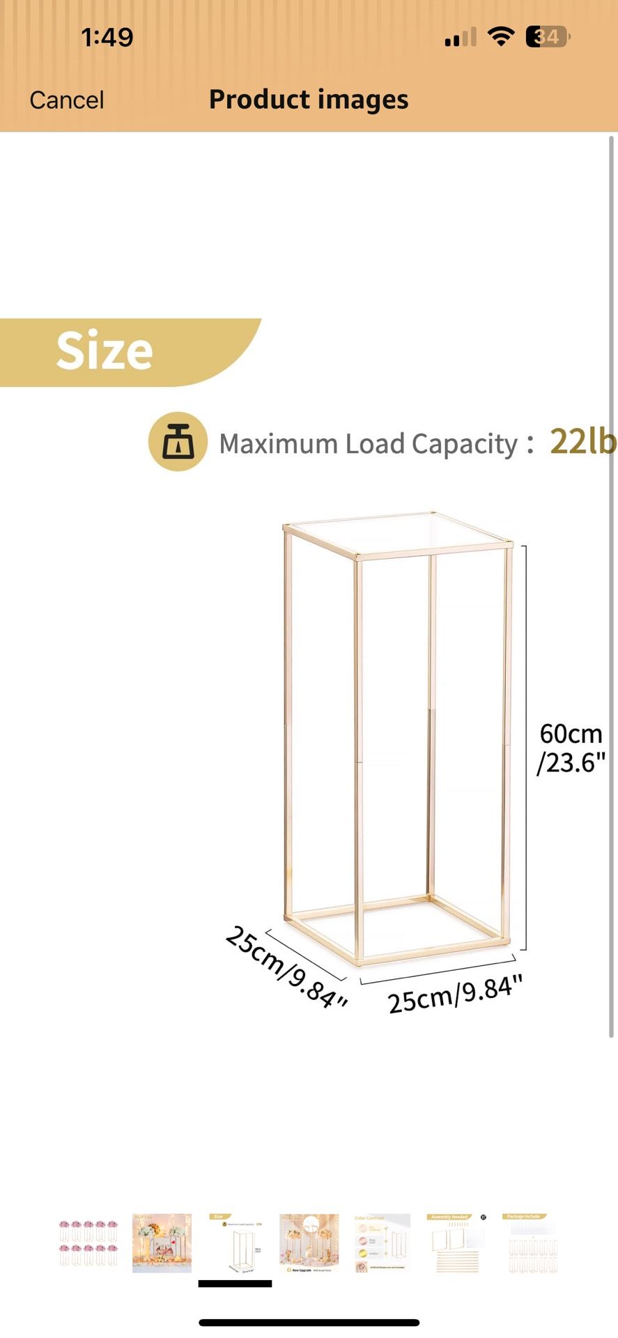 Table Centerpiece Stands