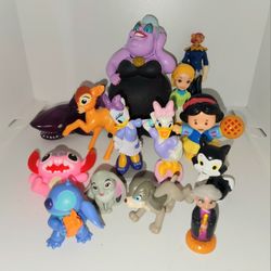 assorted lot of Disney mini figures 