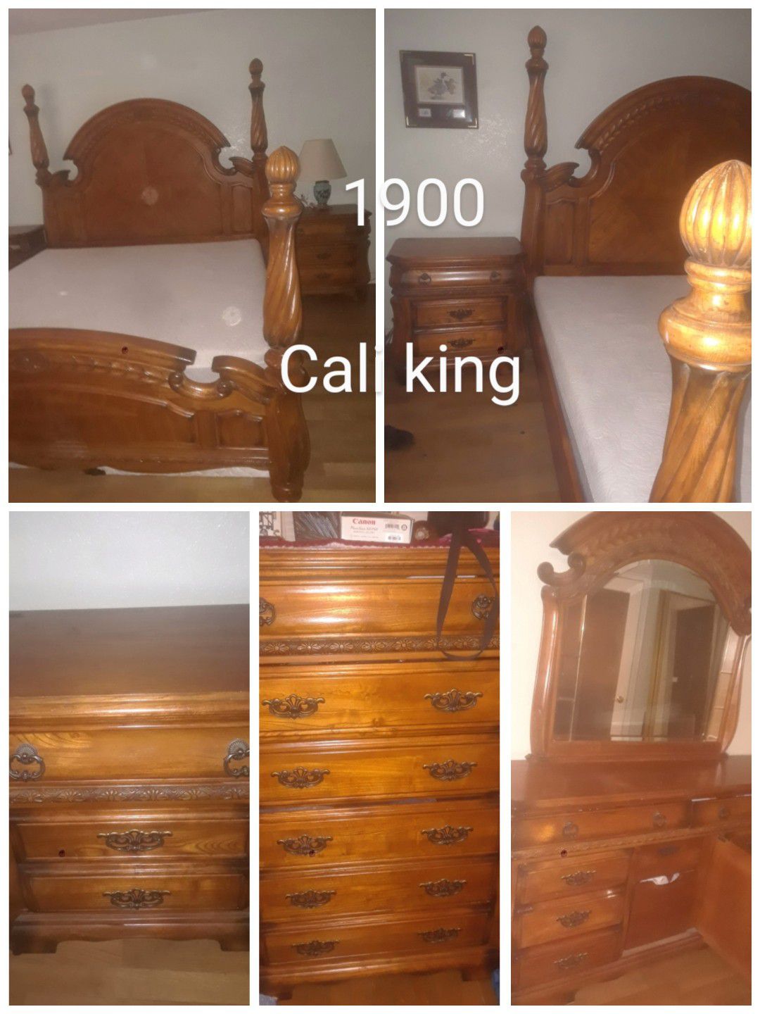 Cali king size bedroom set