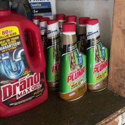 Drano Max Gel and Liquid Plumber