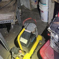 Compressors And Wood Cutting Saw Table Garage Full Of Tools For Sale