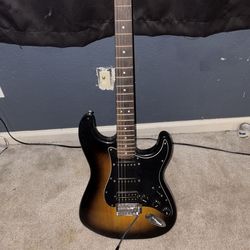 Squier Strat-style electric guitar
