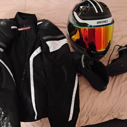 Jacket, Helmet Y Boots Motorcycle