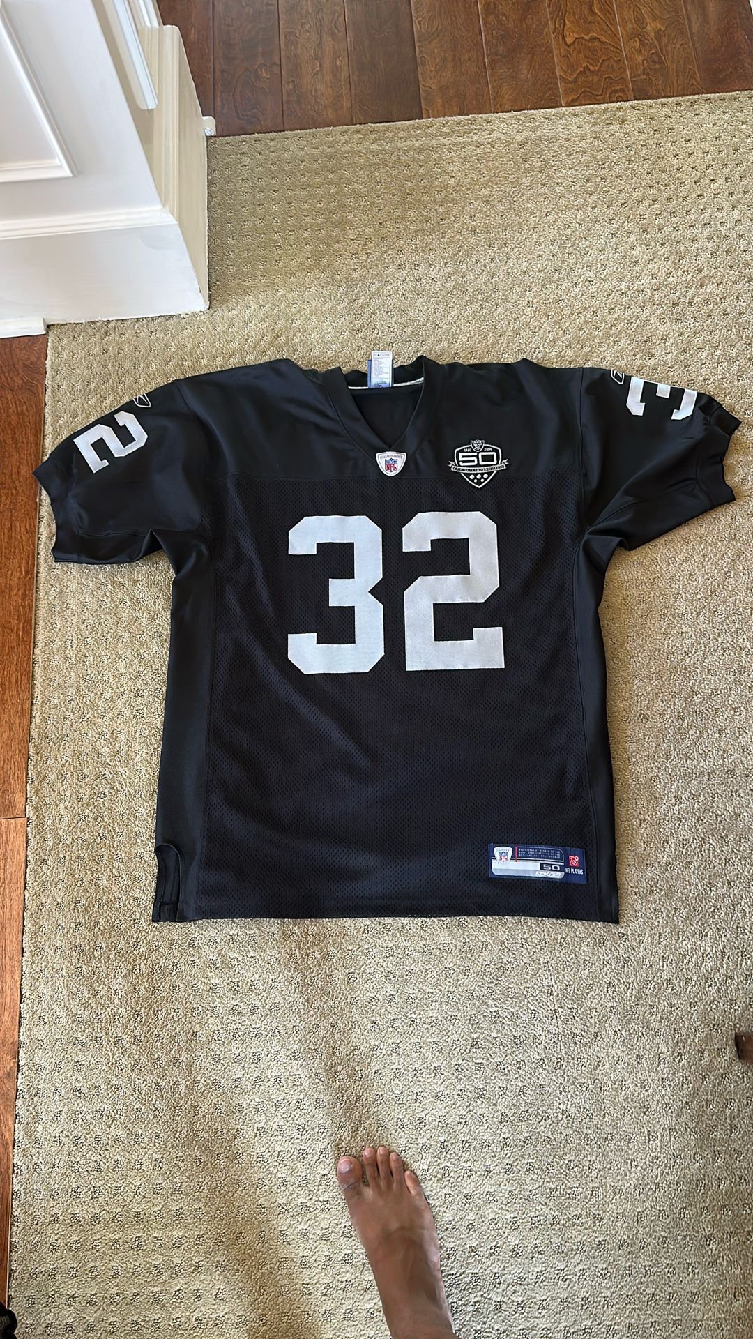 Marcus Allen Raiders 50th Anniversary Jersey