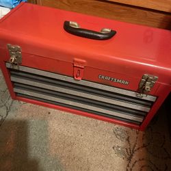 Craftsman Tool Box With Tools, Ready For Pick Up 