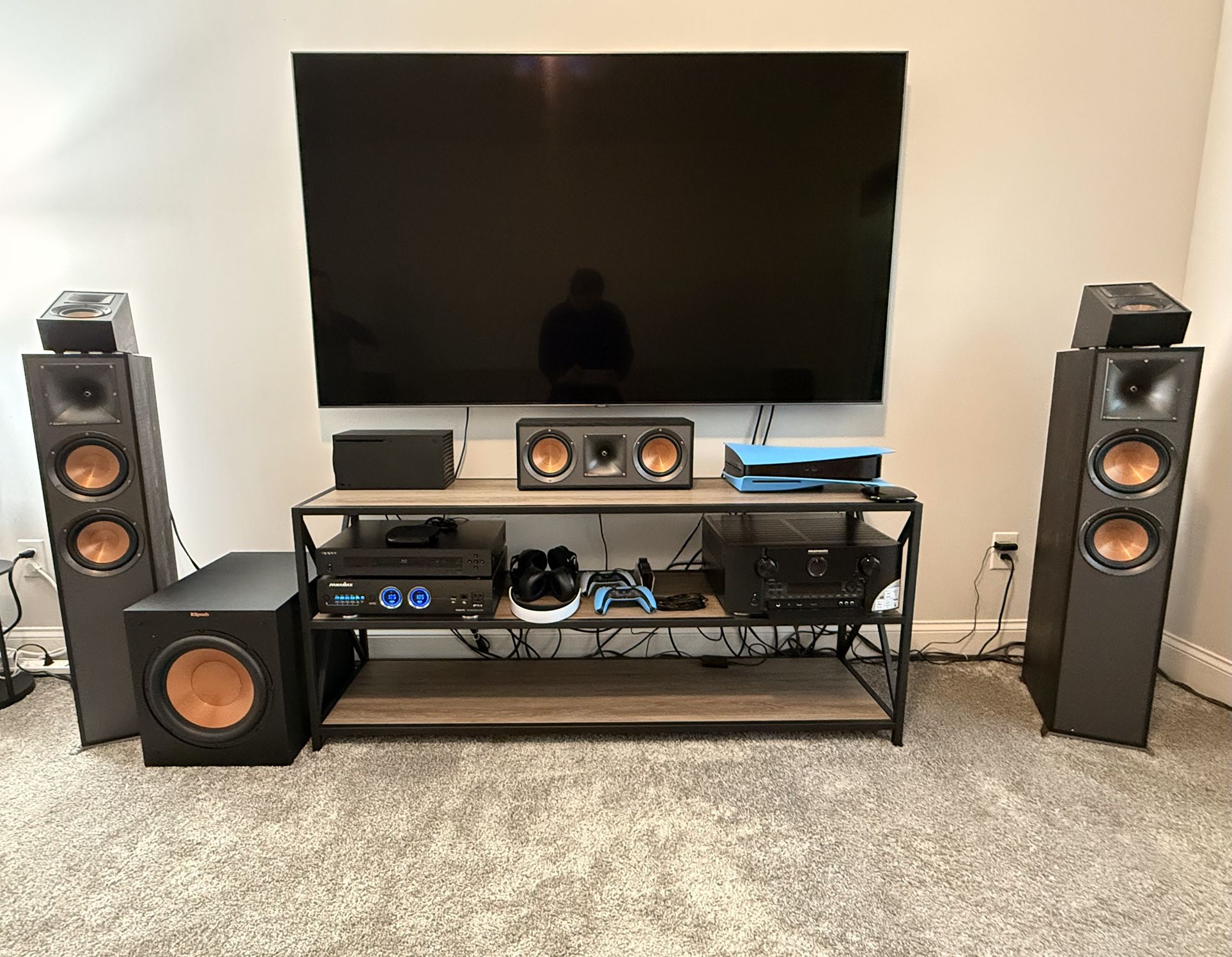 KLIPSCH 5.1.2 speakers (Dolby Atmos)