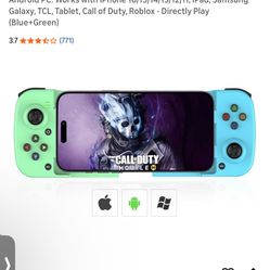 Megadream Mobile Game Controller Gamepad for iPhone iOS Android PC: Works with iPhone 16/15/14/13/12/11, iPad, Samsung Galaxy, TCL, Tablet, Call of Du