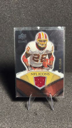 Clinton Portis game used jersey card/150