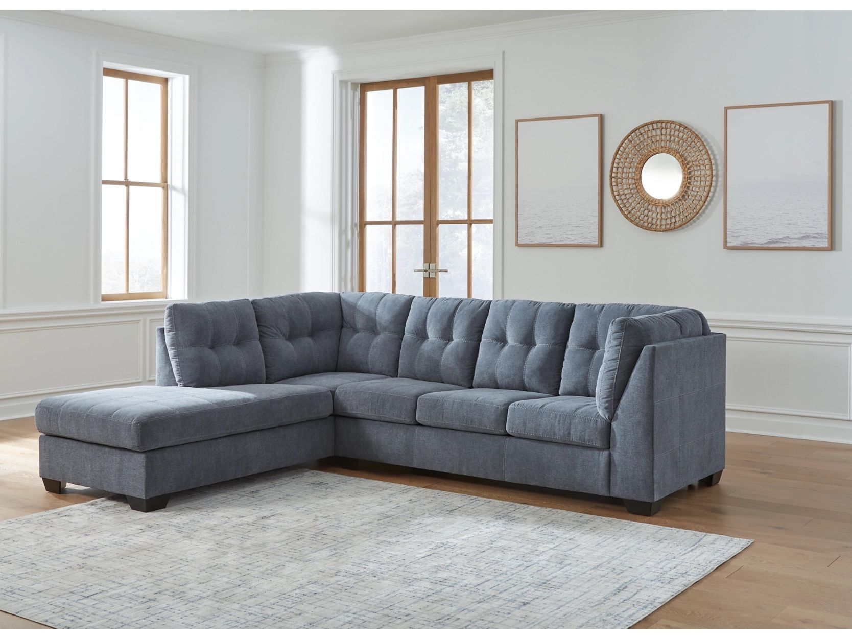 Grey 2pc Sectional