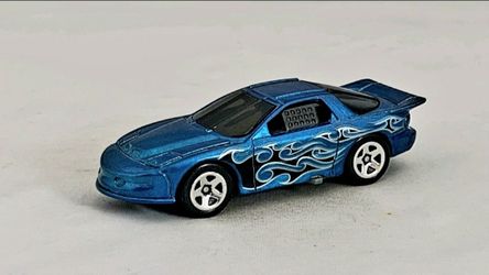 Hot Wheels Blue Pontiac Firebird with Flames