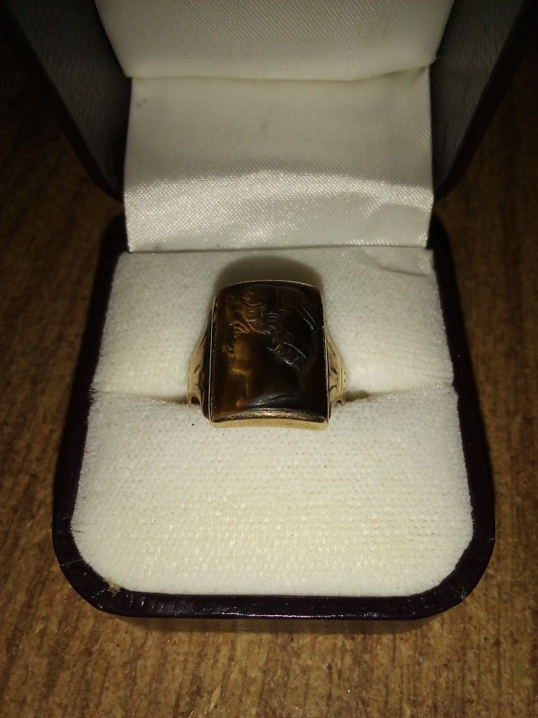 Antique Tiger's Eye Ring