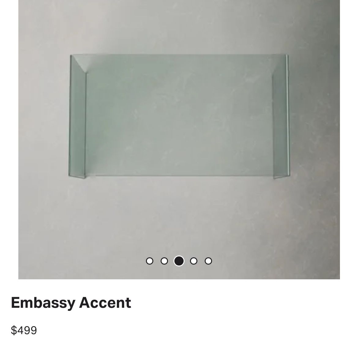 Clear Glass Table