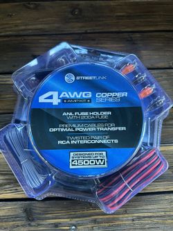 4 AWG Amp Kit Copper Series 4500W