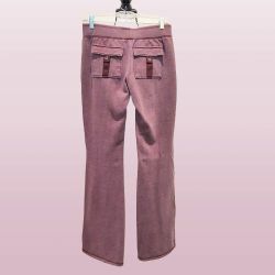 Vintage VICTORIA'S SECRET "Plush N' Lush" Fleece Form-Fitting Low-Rise Flare Pants