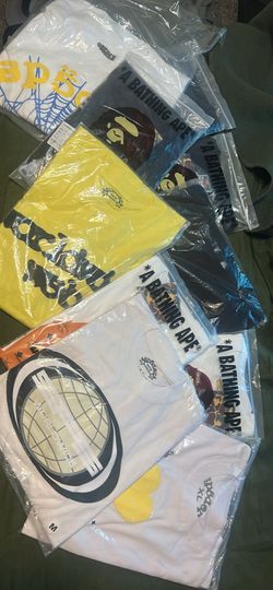 Bape and Spider shirts