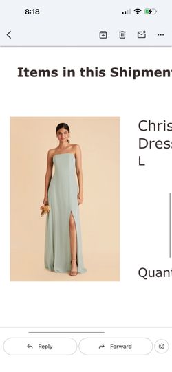 Bridesmaid dress ( Sage green )