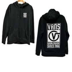 VANS Off the Wall. VANS Worldwide Hoodie Extra Large Logo Front & Back Print, L