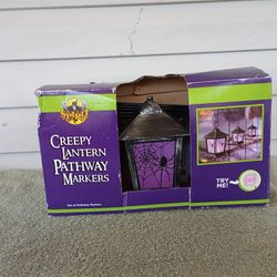 Creepy Lantern Pathway Markers set of 3