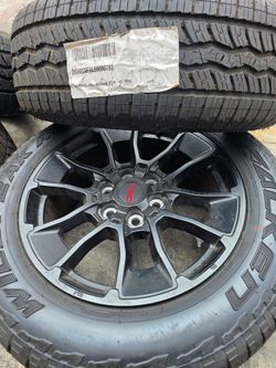 TRD OEM 20" TOYOTA TUNDRA 2023-2026  Wheels With FALKEN ALLTERRAIN Wild Peak AT3 new Tires