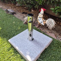 42LBS Granite Umbrella Base Stand Color: Grey 