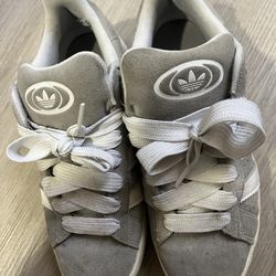 Adidas Campus ( Grey And White ) 