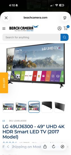 LG 49” 4K UHD Smart TV – Excellent Condition – OBO