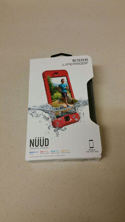 IPhone 6s LifeProof nuud case Red