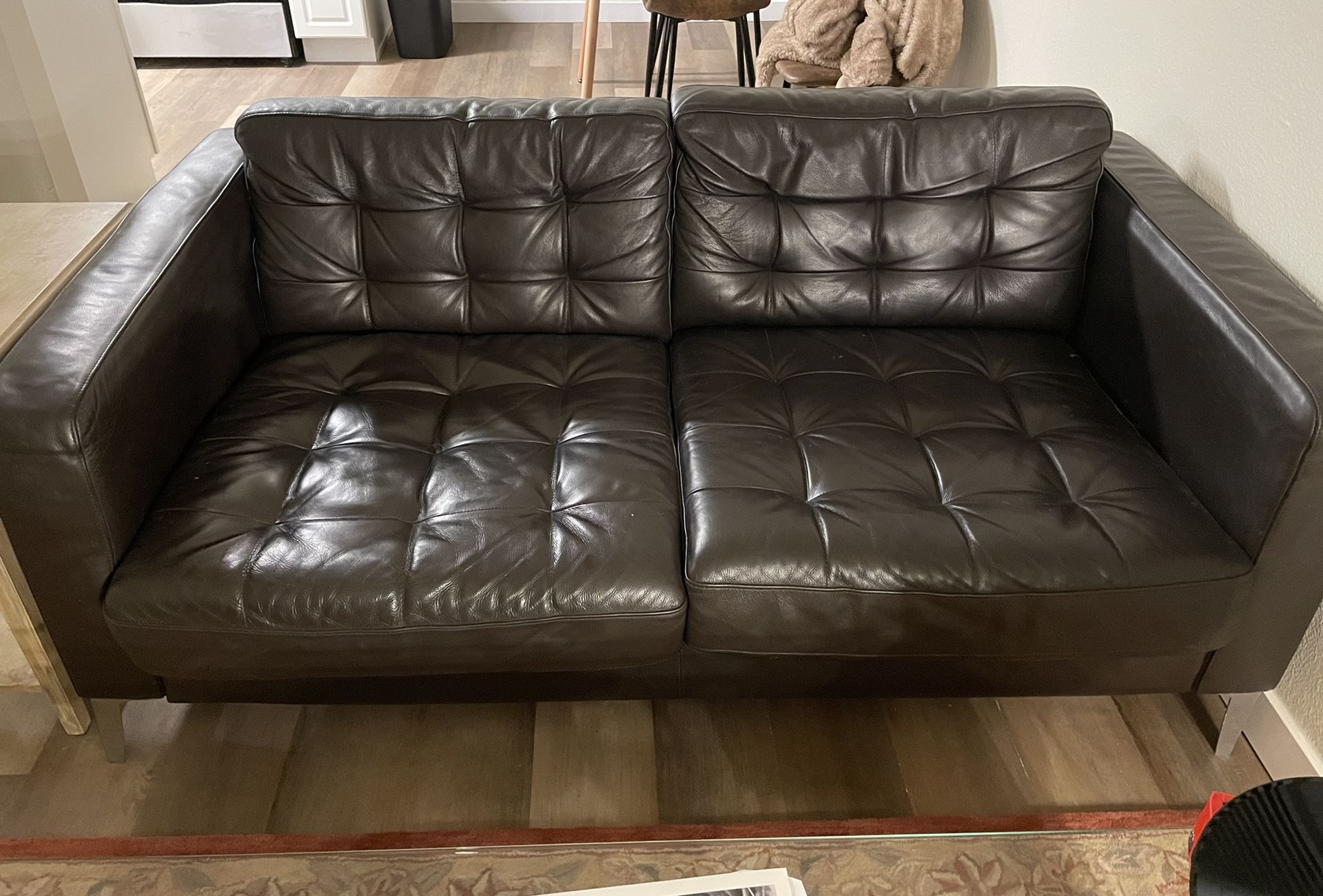 Leather sofa