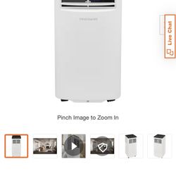 5,500 (DOE) BTU Portable Air Conditioner Cools 150 sq. ft. in White