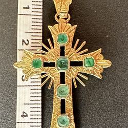 Gold Cross Pendant