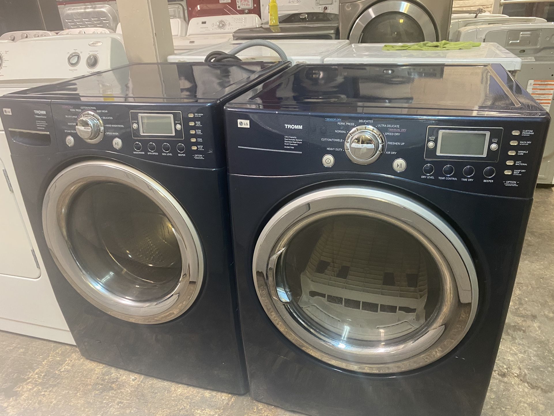 Lg Washer Dryer Set Heavy Duty Super Capacity