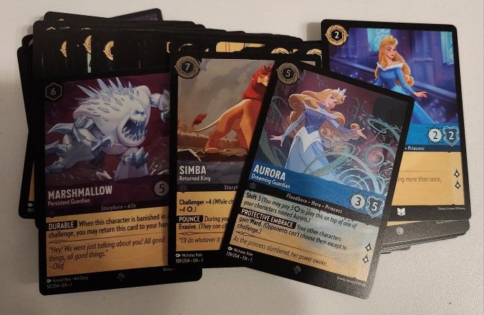 Lorcana Disney Cards