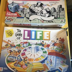 Board Games Monopoly And Life 