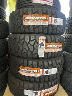 📲✔️35x12.50R17 vendo set de llantas nuevas arroyo rt