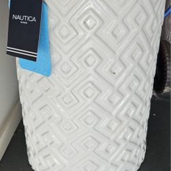 Porcelain White Decorative Drum