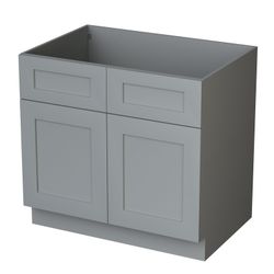 Gray Color Sink Base - 33"W x 34-1/2"H x 24"D: $ 333.53