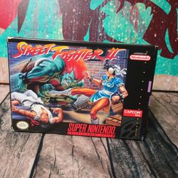 SNES Street Fighter 2 CIB In Great Condition 
