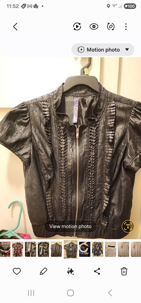 New Couture By Kimora Med Size Jacket With  Side Pocket