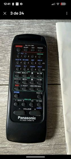 Control remoto Panasonic