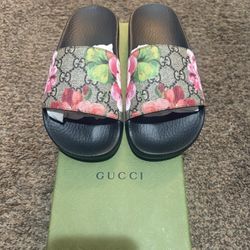 Gucci Floral Slides 